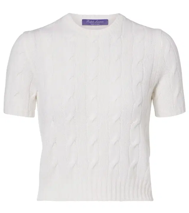 Cable-knit cashmere sweater