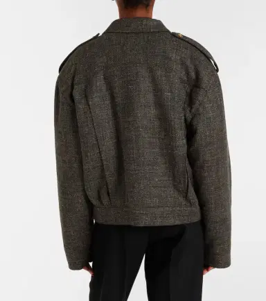 Blaze Milano Blazé Milano Gloriana Charlotte wool and linen-blend tweed jacket | Thumbnail 3 Blaze Milano Blazé Milano Gloriana Charlotte wool and linen-blend tweed jacket | Thumbnail 3