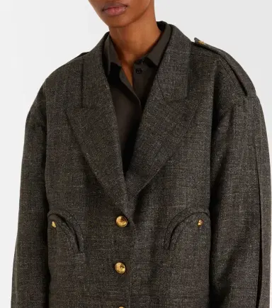 Blaze Milano Blazé Milano Gloriana Charlotte wool and linen-blend tweed jacket | Thumbnail 5 Blaze Milano Blazé Milano Gloriana Charlotte wool and linen-blend tweed jacket | Thumbnail 5