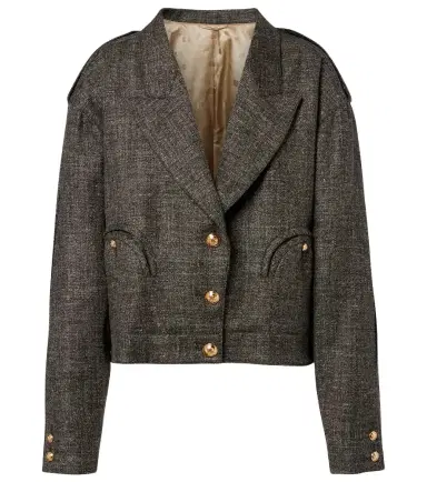 Blaze Milano Blazé Milano Gloriana Charlotte wool and linen-blend tweed jacket | Thumbnail 1 Blaze Milano Blazé Milano Gloriana Charlotte wool and linen-blend tweed jacket | Thumbnail 1