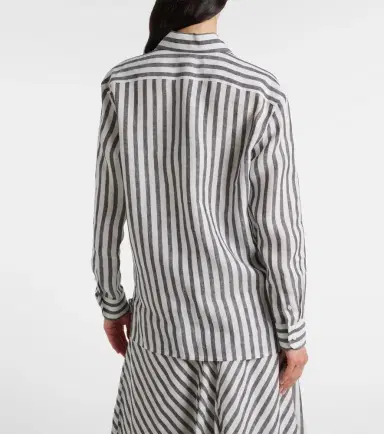Ralph Lauren Collection Capri striped linen shirt | Thumbnail 2 Ralph Lauren Collection Capri striped linen shirt | Thumbnail 2
