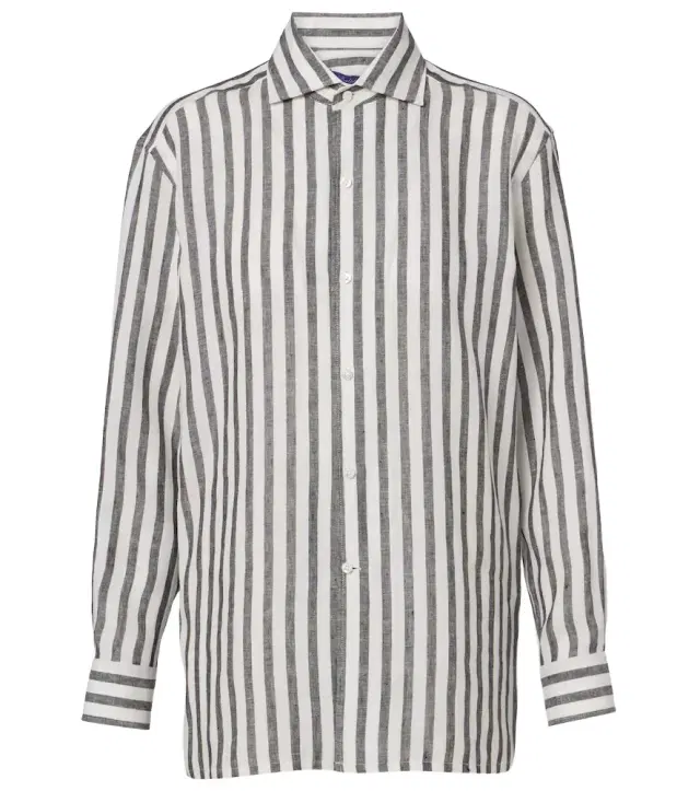 Ralph Lauren Collection Capri striped linen shirt