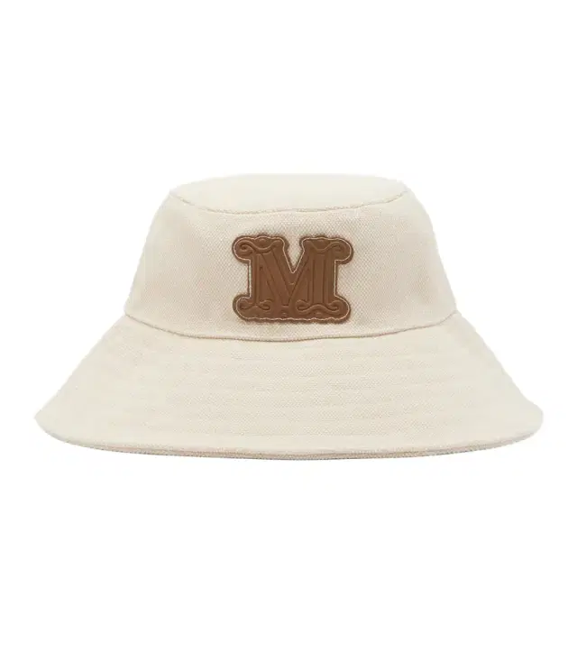 Gondola leather-trimmed canvas bucket hat