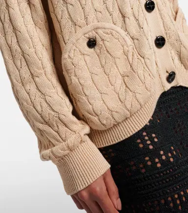 Blazé Milano Blazé Milano Ket cable-knit cotton cardigan | Thumbnail 4 Blazé Milano Blazé Milano Ket cable-knit cotton cardigan | Thumbnail 4