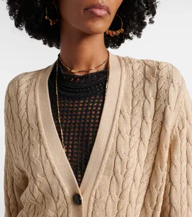 Blazé Milano Blazé Milano Ket cable-knit cotton cardigan | Thumbnail 5 Blazé Milano Blazé Milano Ket cable-knit cotton cardigan | Thumbnail 5