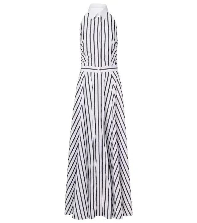 Eldred striped cotton shirt dress