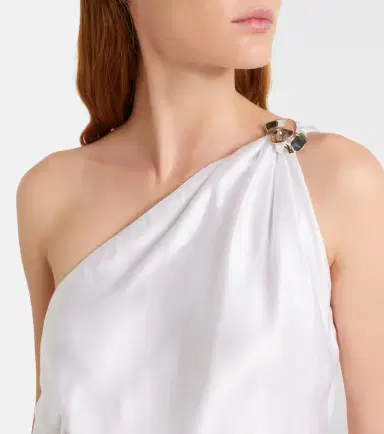 Ralph Lauren Collection Posie one-shoulder satin gown | Thumbnail 3