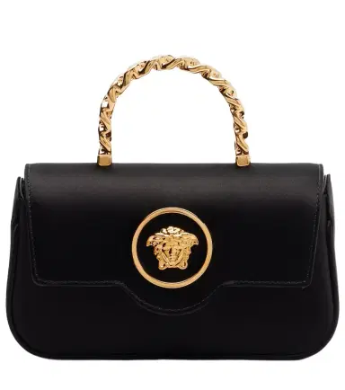 Versace La Medusa Mini satin top-handle bag | Thumbnail 1 Versace La Medusa Mini satin top-handle bag | Thumbnail 1