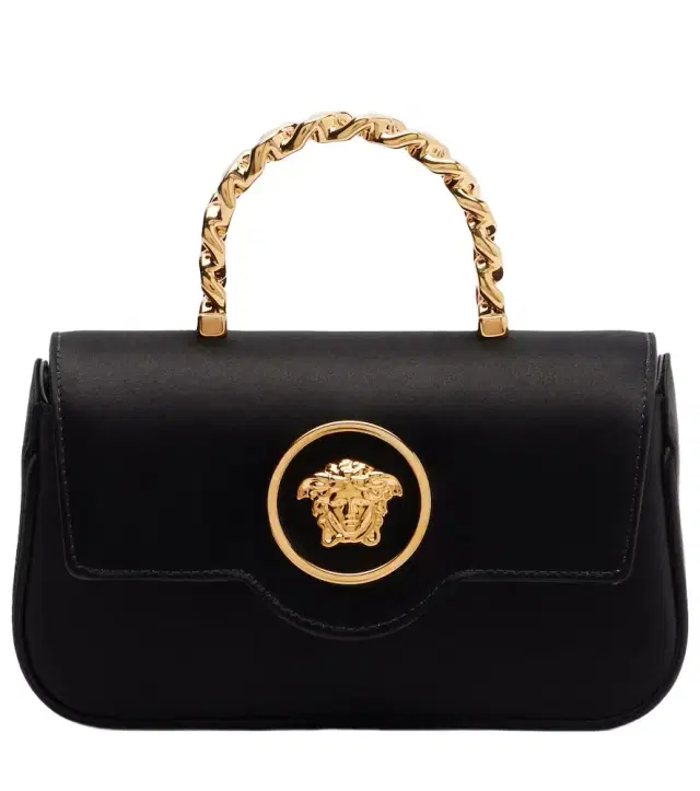 La Medusa Mini satin top-handle bag