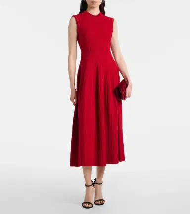 Ralph Lauren Collection Silk-blend midi dress | Thumbnail 3
