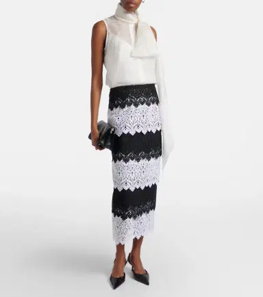 Carolina Herrera Tie-neck silk top | Thumbnail 3