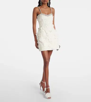 Leo Lin Sophie embellished lace minidress | Thumbnail 2