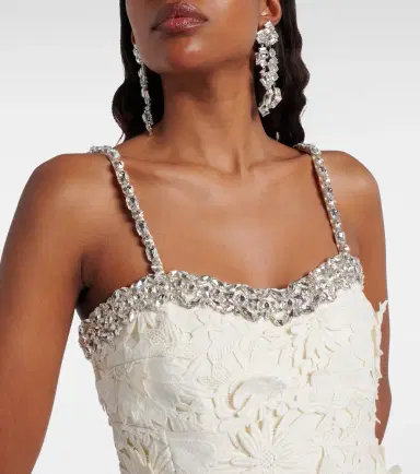 Leo Lin Sophie embellished lace minidress | Thumbnail 3