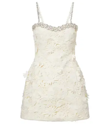 Leo Lin Sophie embellished lace minidress | Thumbnail 1