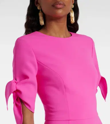Carolina Herrera Crêpe cocktail dress | Thumbnail 3