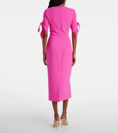 Carolina Herrera Crêpe cocktail dress | Thumbnail 4