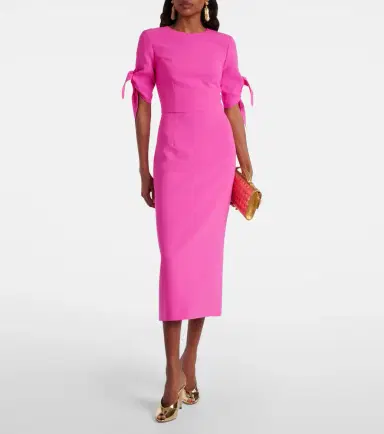 Carolina Herrera Crêpe cocktail dress | Thumbnail 5