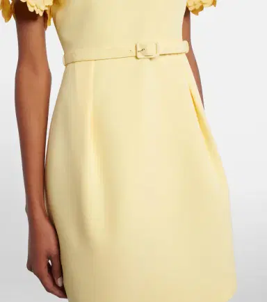 Leo Lin Aurelie belted floral-appliqué minidress | Thumbnail 4