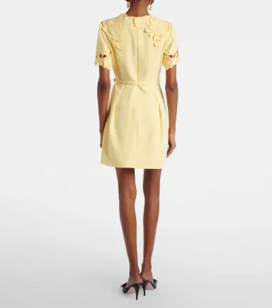 Leo Lin Aurelie belted floral-appliqué minidress | Thumbnail 5