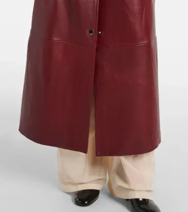 Sportmax Paste leather trench coat | Thumbnail 6