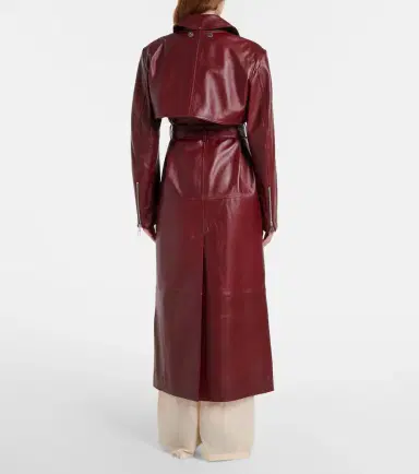 Sportmax Paste leather trench coat | Thumbnail 7