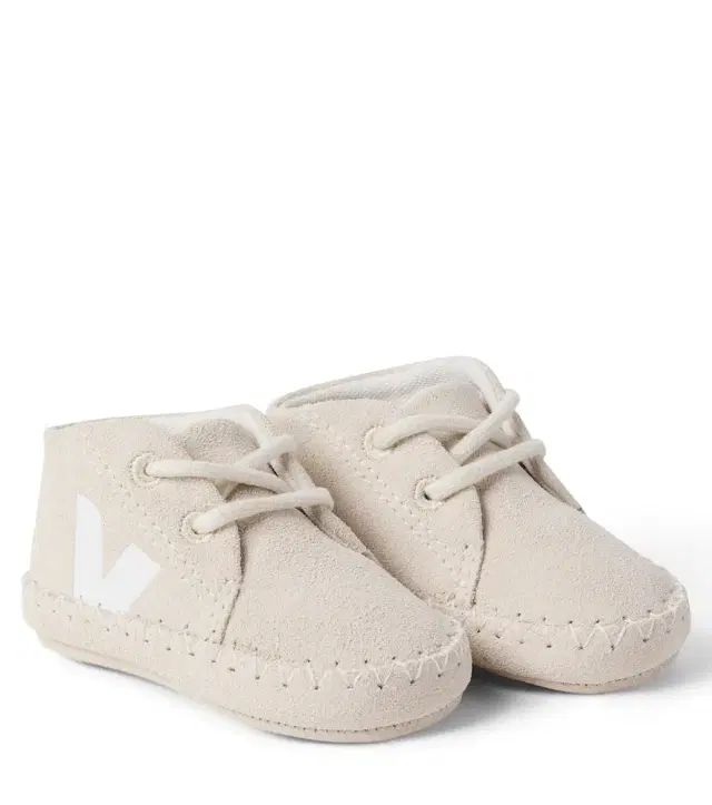 x Bonpoint Baby suede shoes
