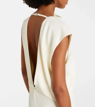 Sportmax Ebbri draped maxi dress | Thumbnail 4