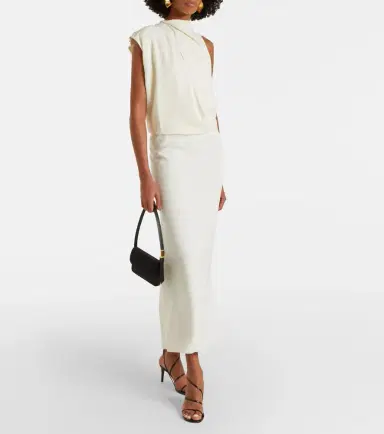Sportmax Ebbri draped maxi dress | Thumbnail 6
