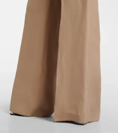 Max Mara Big pleated linen wide-leg pants | Thumbnail 6 Max Mara Big pleated linen wide-leg pants | Thumbnail 6