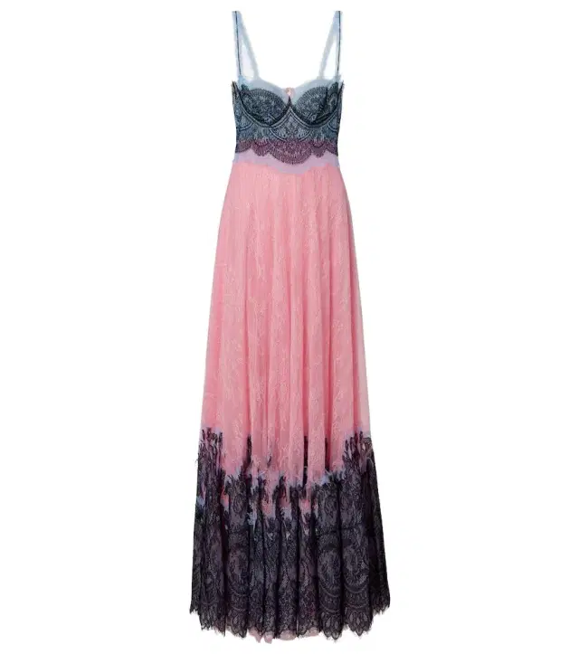 Costarellos Gallie lace gown