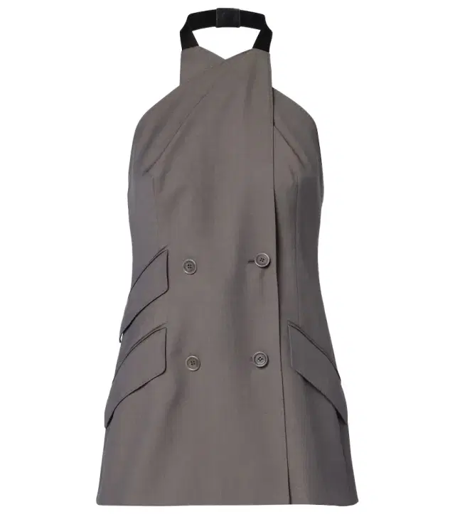 Max Mara Cali halterneck virgin wool vest