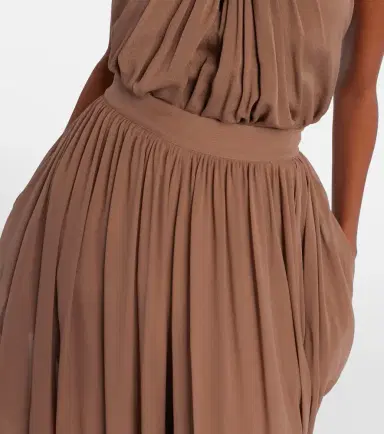 Elie Saab Draped silk pants | Thumbnail 5