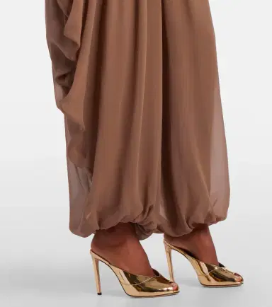 Elie Saab Draped silk pants | Thumbnail 6