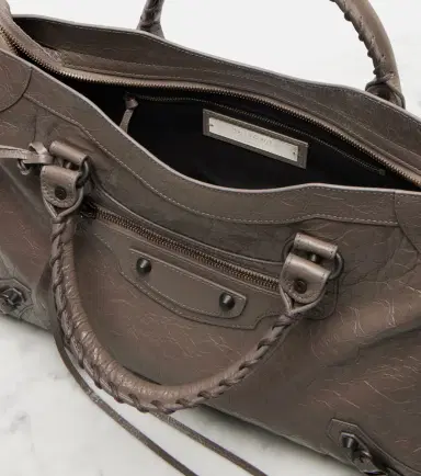 Balenciaga Le City Medium leather top-handle bag | Thumbnail 3 Balenciaga Le City Medium leather top-handle bag | Thumbnail 3