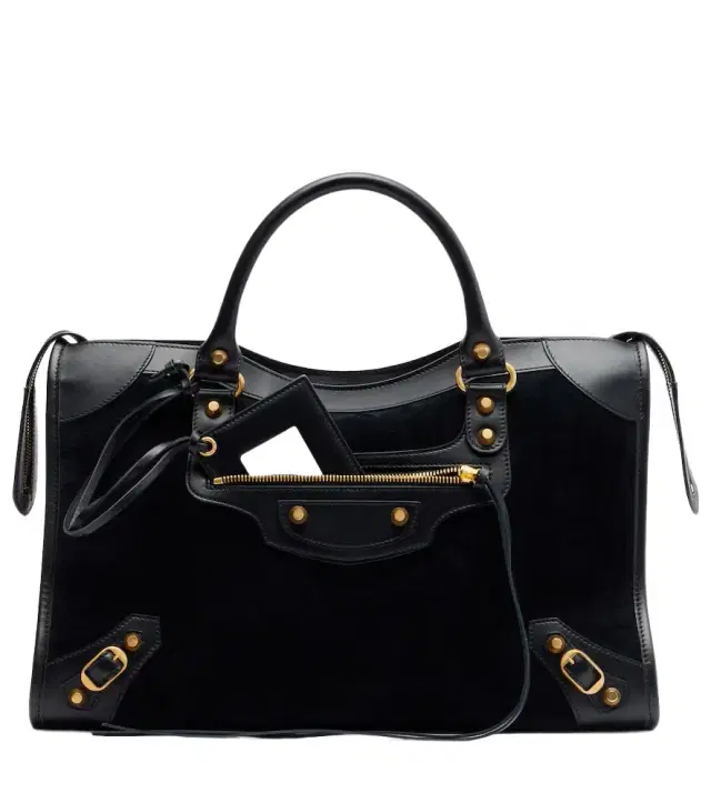 Le City Medium suede top-handle bag