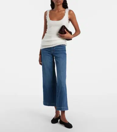 Frame Seamed cropped wide-leg jeans | Thumbnail 7 Frame Seamed cropped wide-leg jeans | Thumbnail 7