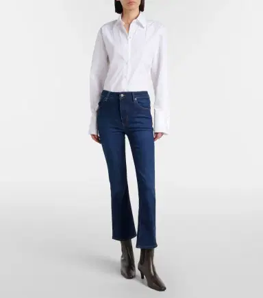 Frame Reboot cropped bootcut jeans | Thumbnail 6 Frame Reboot cropped bootcut jeans | Thumbnail 6