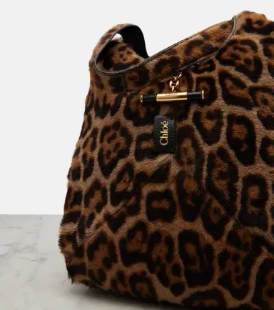Chloé Chloé Chloé Balloon Small calf hair shoulder bag | Thumbnail 4