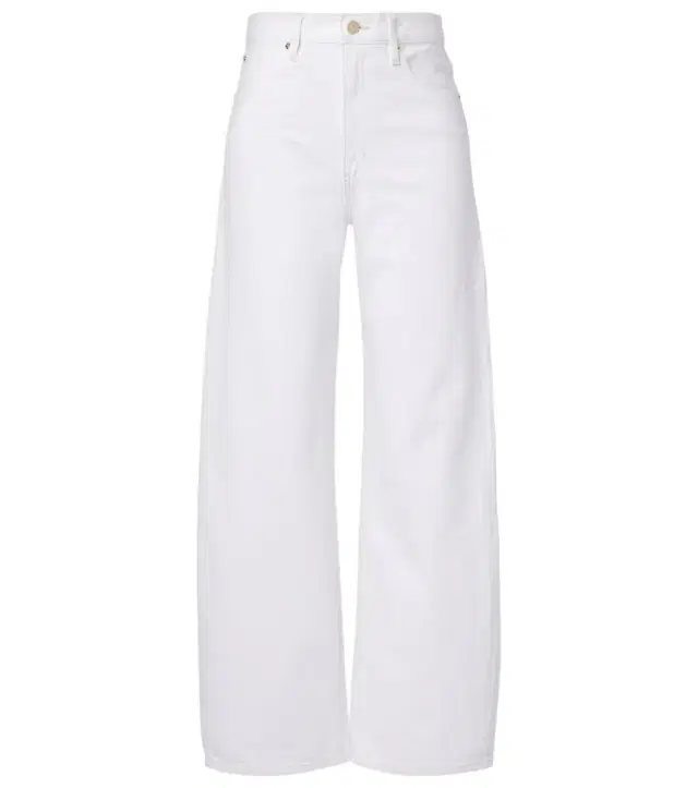 Frame Bow barrel-leg jeans