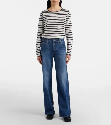 Frame The Off Duty Stroll wide-leg jeans | Thumbnail 4