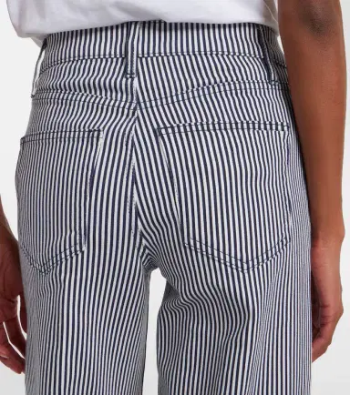Frame Le Slim Palazzo striped wide-leg pants | Thumbnail 5 Frame Le Slim Palazzo striped wide-leg pants | Thumbnail 5