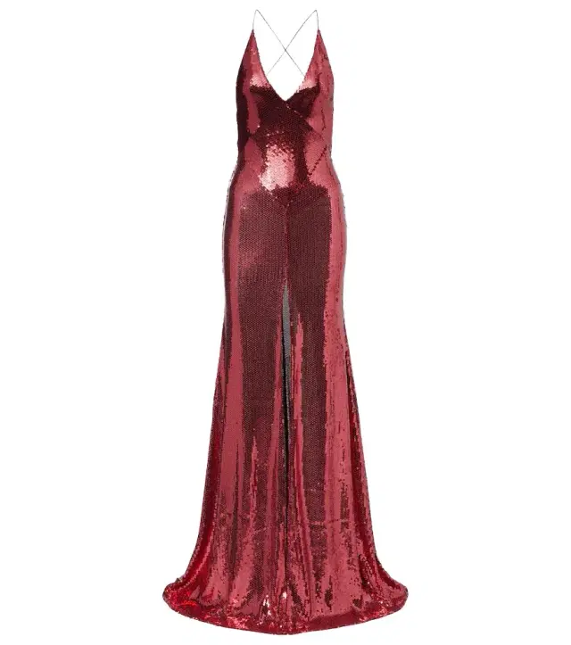 Sequined gown