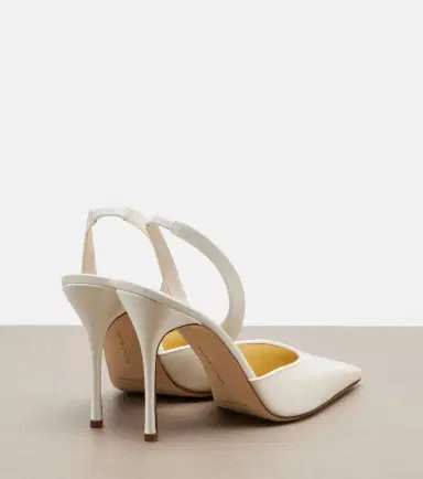Manolo Blahnik Borelapla satin slingback pumps | Thumbnail 2 Manolo Blahnik Borelapla satin slingback pumps | Thumbnail 2