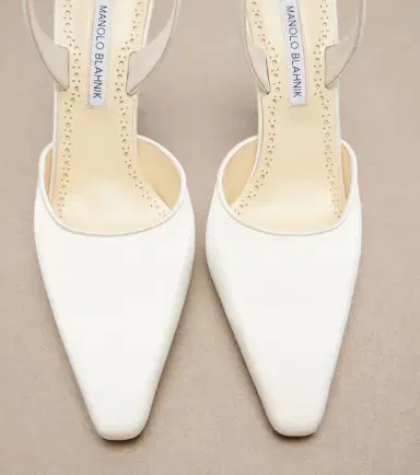 Manolo Blahnik Borelapla satin slingback pumps | Thumbnail 4 Manolo Blahnik Borelapla satin slingback pumps | Thumbnail 4