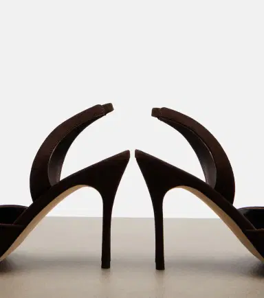 Manolo Blahnik Borelapla suede slingback pumps | Thumbnail 2 Manolo Blahnik Borelapla suede slingback pumps | Thumbnail 2