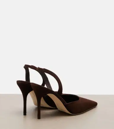 Manolo Blahnik Borelapla suede slingback pumps | Thumbnail 4 Manolo Blahnik Borelapla suede slingback pumps | Thumbnail 4
