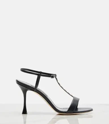 Manolo Blahnik Imbosan leather sandals | Thumbnail 2 Manolo Blahnik Imbosan leather sandals | Thumbnail 2