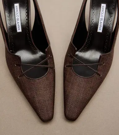 Manolo Blahnik Montbalo raffia slingback pumps | Thumbnail 4 Manolo Blahnik Montbalo raffia slingback pumps | Thumbnail 4