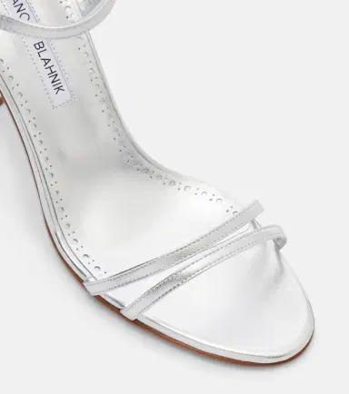 Manolo Blahnik Ciagapla 105 metallic leather sandals | Thumbnail 4 Manolo Blahnik Ciagapla 105 metallic leather sandals | Thumbnail 4
