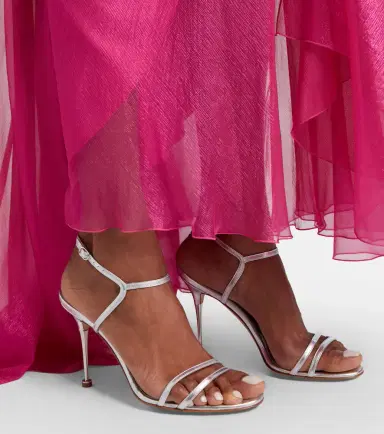 Manolo Blahnik Ciagapla 105 metallic leather sandals | Thumbnail 6 Manolo Blahnik Ciagapla 105 metallic leather sandals | Thumbnail 6